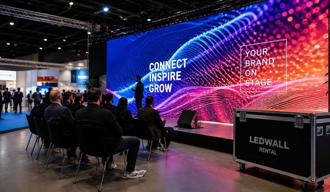 Noleggio ledwall a breve termine per eventi e fiere: ecco quando conviene