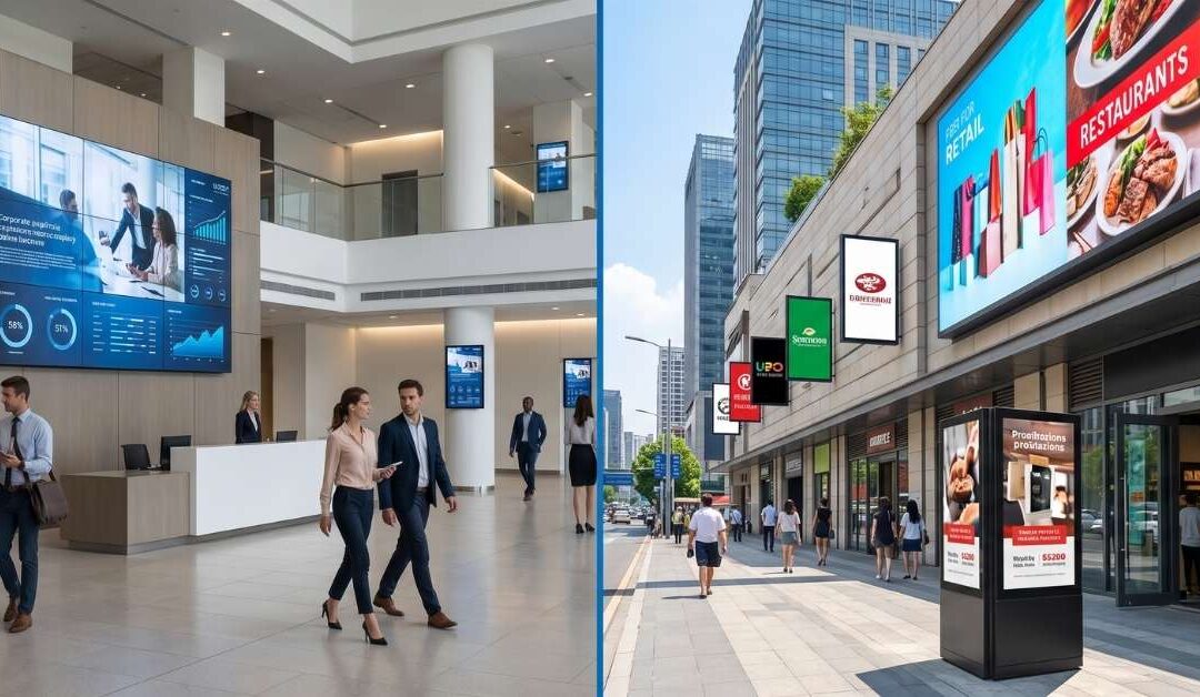 Dove si può installare un ledwall? Le soluzioni più adatte per ogni attività